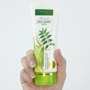 Face Wash | Chando Naturals Neem Pimple Fighting Face Wash 100ml Daily Cleanser for Oily and Acne-Prone Skin