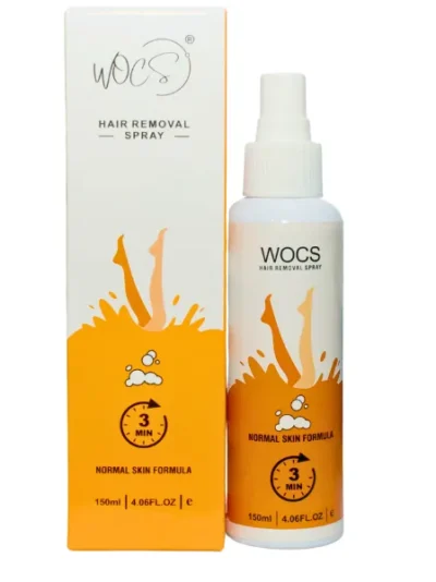 Wocs Hair Removal Spray for Girls & Women | Fast-Acting Normal Skin Formula