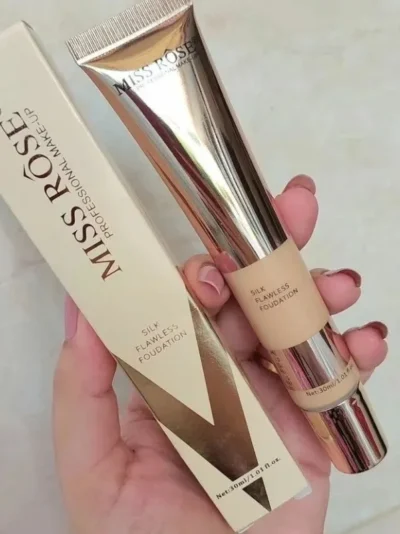 Beige 1 | Miss Rose Silk Flawless Foundation | Long-Lasting Lightweight Liquid Foundation with Natural Radiant Finish