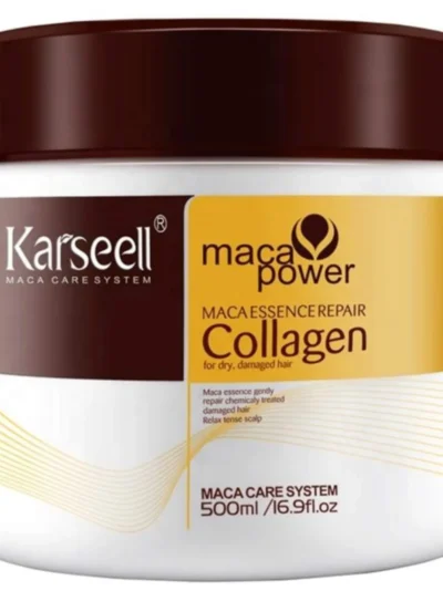 Karseell Collagen Deep Repair Hair Mask 500ml | Argan Oil & Collagen for Smooth, Shiny Hair