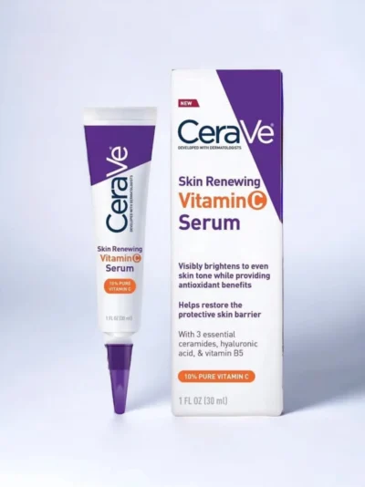CeraVe Skin Renewing Vitamin C Serum 30ml | Brightening, Anti-Aging & Hydrating