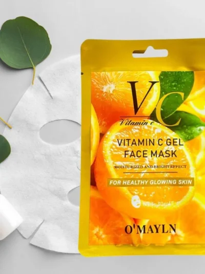 Pack of 2 | O’Mayln Vitamin C Gel Face Mask 30ml | Brightening & Hydrating Facial