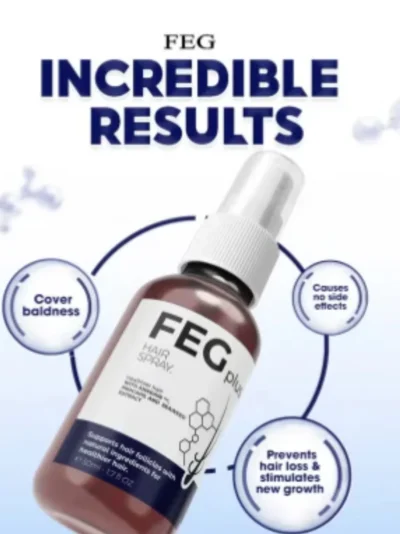 FEG Plus Hair Growth Spray 50ml | Anti-Hair Loss & Regrowth Solution