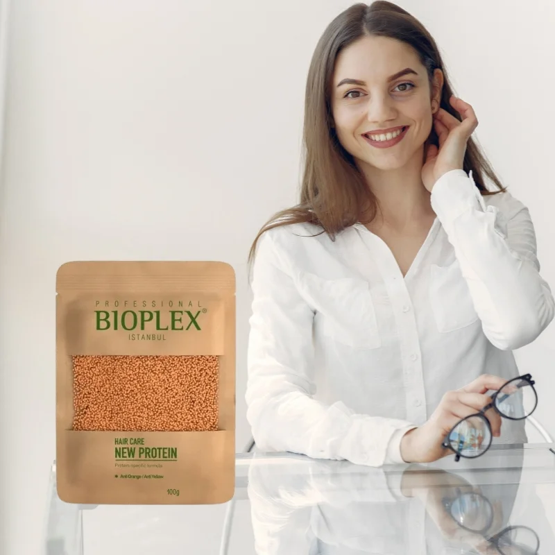 Bioplex Hair Protein Treatment 100g No Damage Formula for Bleaching and Coloring with Protein Balls
