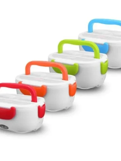 Portable Electric Heating Lunch Box with Leak-Proof Design & Soup Tray