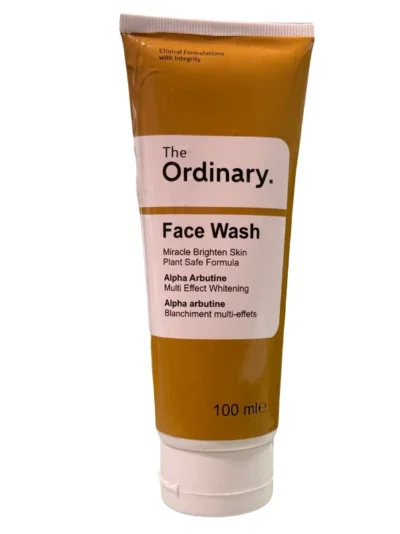 Ordinary Face Wash with Alpha Arbutin | Hydrating Cleanser for All Skin Types (100ml)
