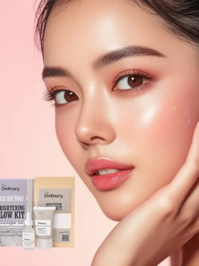 The Ordinary Face & Hand Brightening Glow Kit | Complete Whitening & Hydrating Skincare Set