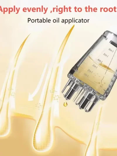 2-in-1 Scalp Root Hair Oil Applicator Comb | Hair Growth & Scalp Care Massage Tool