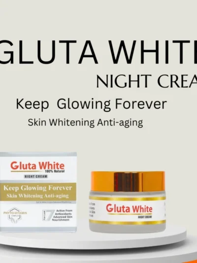Gluta White Day & Night Cream | Whitening Anti-Aging Hydrating 50g Face Care