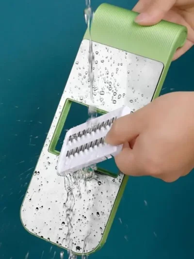 Multifunctional 5-Blade Vegetable Cutter & Grater | Stainless Steel Kitchen Tool
