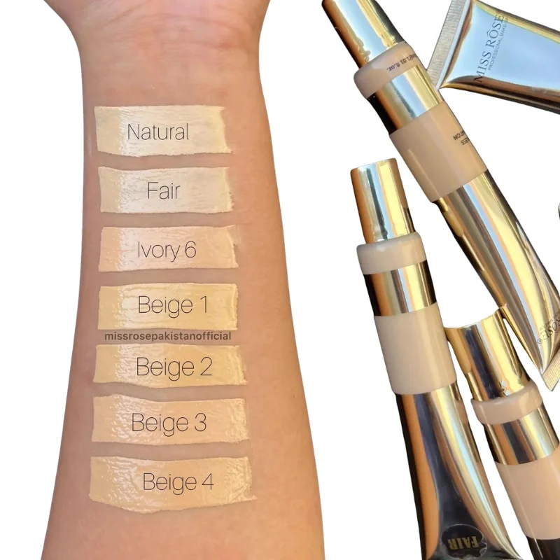Ivory 6 | Miss Rose Silk Flawless Foundation | Long-Lasting Lightweight Liquid Foundation with Natural Radiant Finish - Image 5