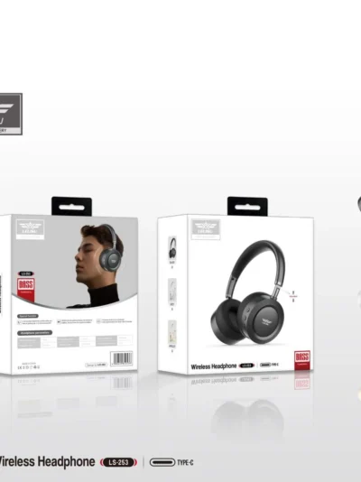 Lelisu LS-253 Wireless Headphones | Bluetooth Over-Ear Headset with Type-C Charging