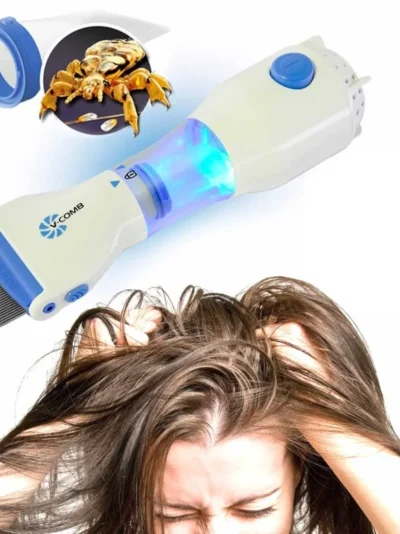 Electric V-Comb Anti Lice Machine | Chemical-Free Safe Lice & Egg Removal Device