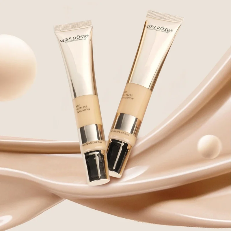 Ivory 6 | Miss Rose Silk Flawless Foundation | Long-Lasting Lightweight Liquid Foundation with Natural Radiant Finish - Image 3