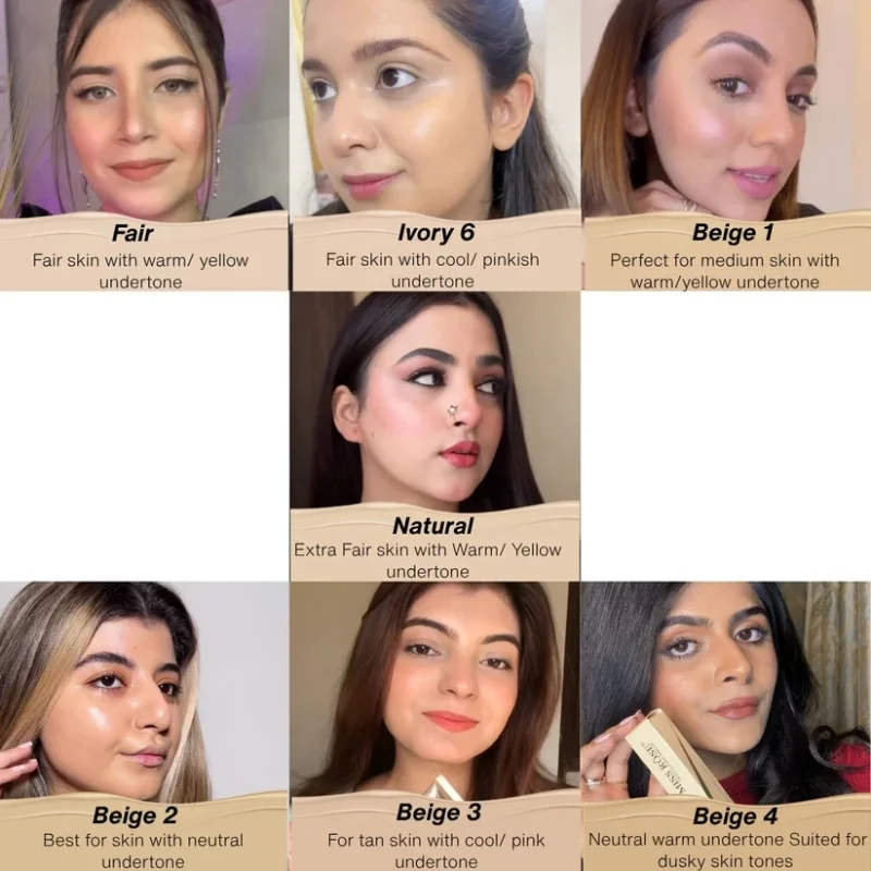 Ivory 6 | Miss Rose Silk Flawless Foundation | Long-Lasting Lightweight Liquid Foundation with Natural Radiant Finish - Image 2