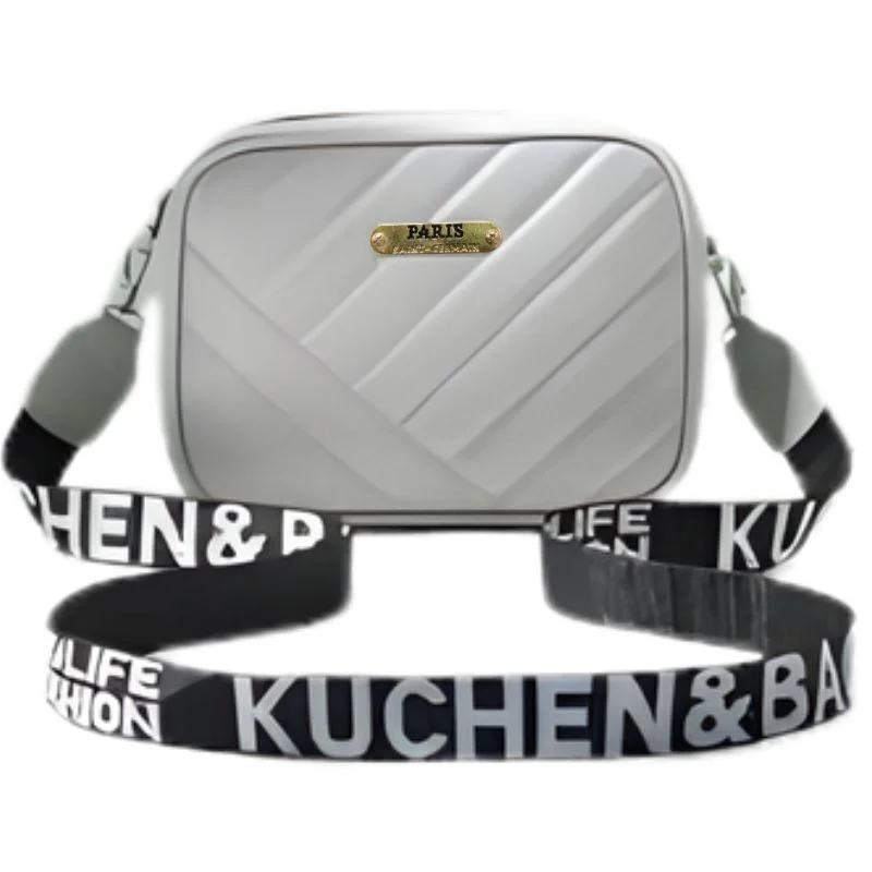 Gray Leather Handbag for Girls & Women | Stylish Shoulder & Crossbody Bag | Daily Use & Gift - Image 2
