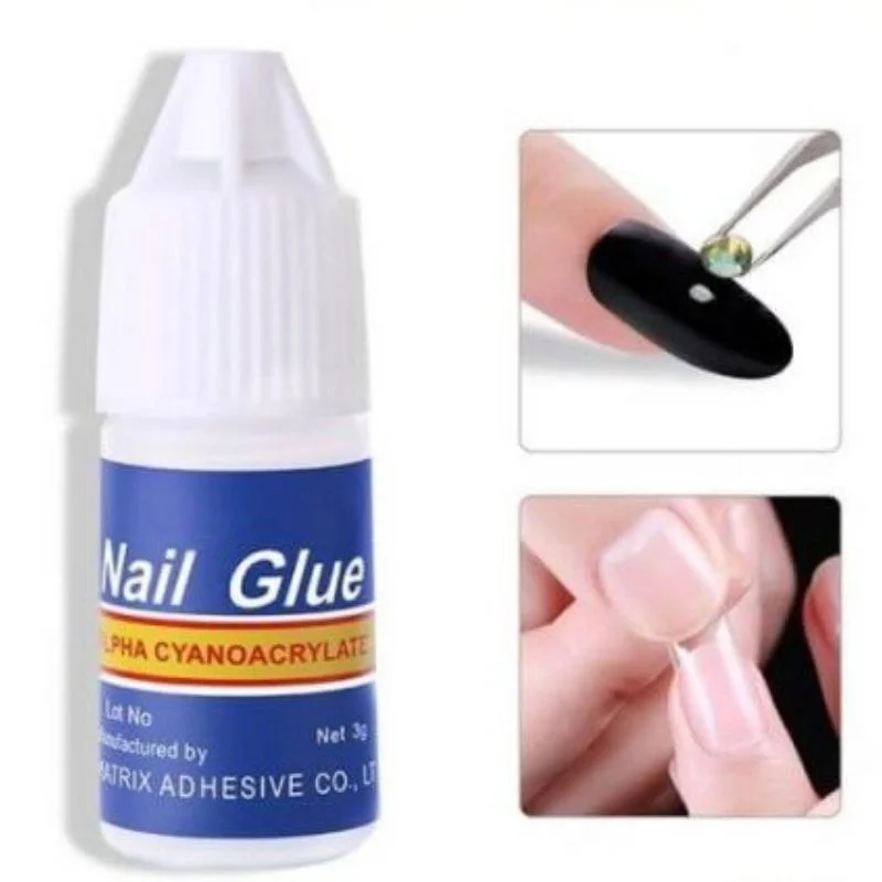 Multicolor Acrylic Artificial Nails Kit | Full Cover Nails with Glue | 24 Shades | 576 Pcs - Image 5