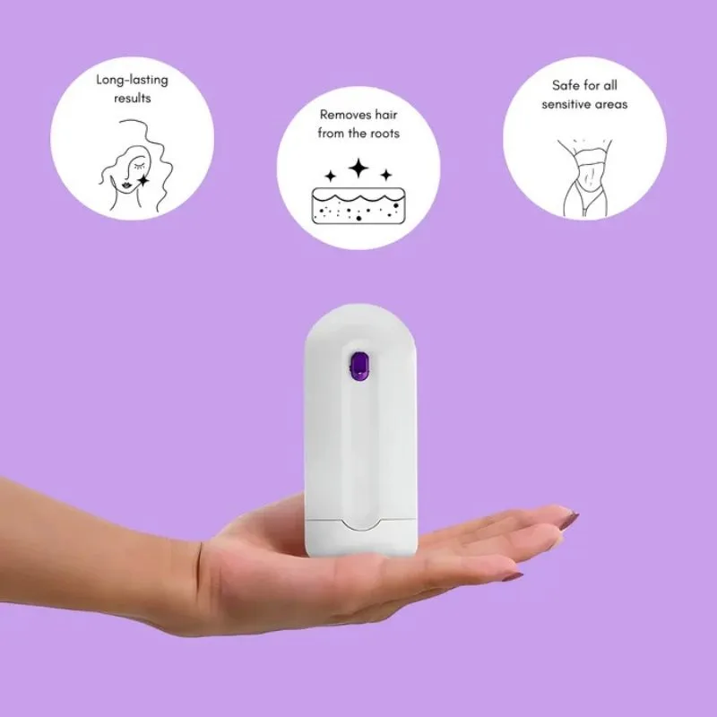 2-in-1 Rechargeable Painless Hair Remover | Finishing Touch Sensa-Light for Face & Body - Image 7