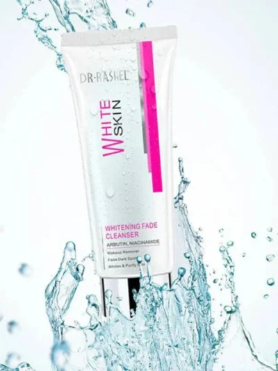 Dr. Rashel Whitening Fade Cleanser | Makeup Remover & Dark Spot Fading Face Wash with Arbutin & Niacinamide (80g) | Imported
