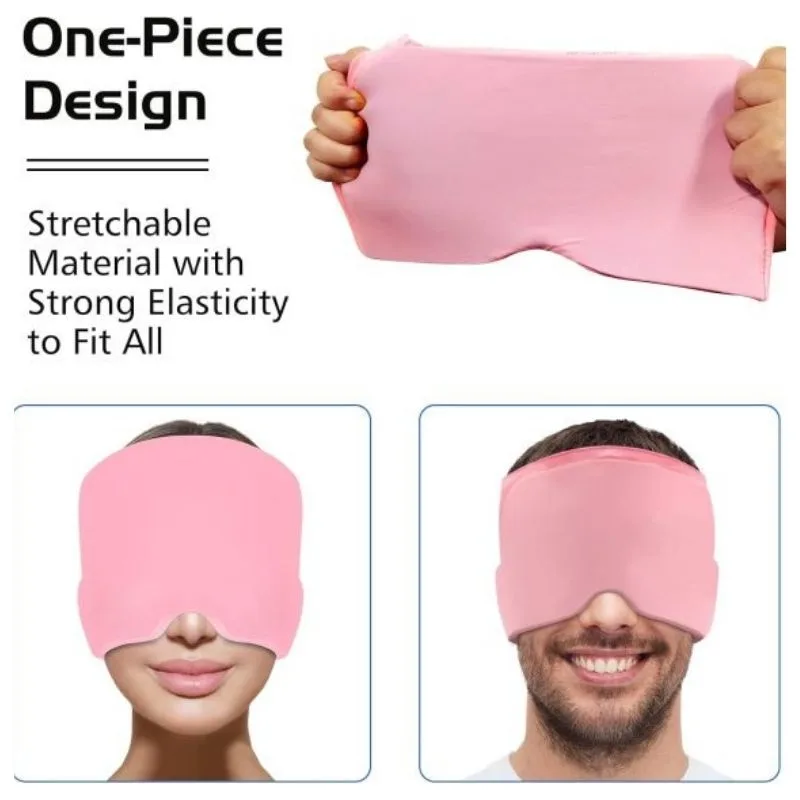 Headache Relief Gel Cap Hot Cold Therapy | Migraine, Tension & Puffy Eyes Relief - Image 3