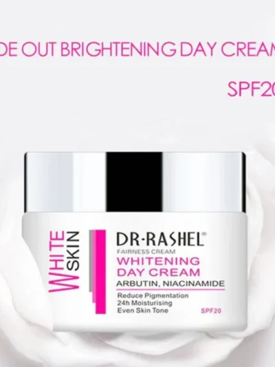 Dr. Rashel Fairness Whitening DAY Cream | Brightening & Hydrating Formula with Arbutin & Niacinamide (50g) | Imported