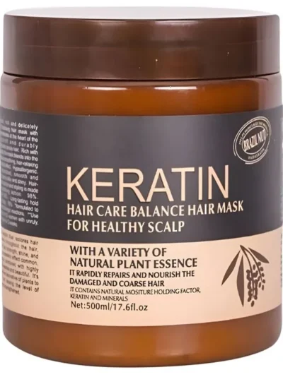 Brazil Nut Keratin Hair Mask 500ml | Nourishing, Strengthening & Smoothing Hair Treatment