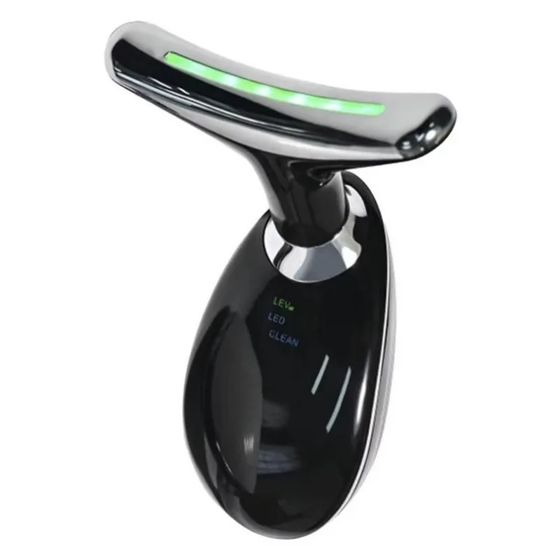 3-in-1 Rechargeable Face & Neck Massager | Red Light Therapy & Microcurrent Anti-Wrinkle Device - Image 2