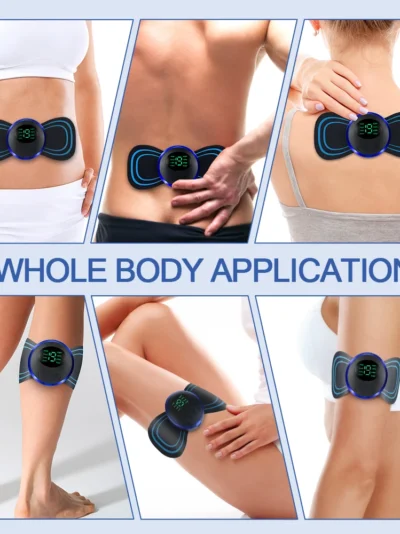 EMS Butterfly Portable Neck Massager | Mini Full-Body Muscle Relaxer