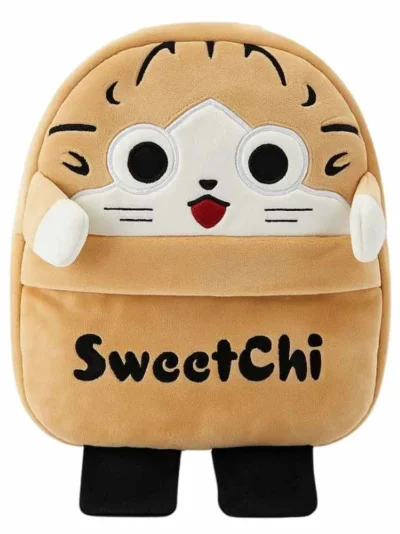 Cute Plush Sweetchi Character Backpack for Girls | Stuffed School Bag & Gift for Kids