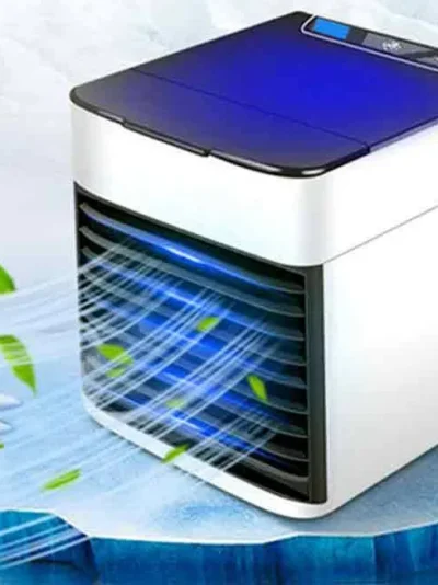 Arctic Air Ultra 3-in-1 Mini USB Portable Air Cooler | Personal Evaporative AC with LED Night Light for Home Office Travel