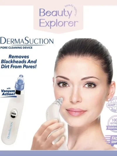 Blackhead Removal Machine | Derma Suction 3 In 1 Black Head Remover Machine | Acne Pimple Pore Cleaner Vacuum Suction Tool