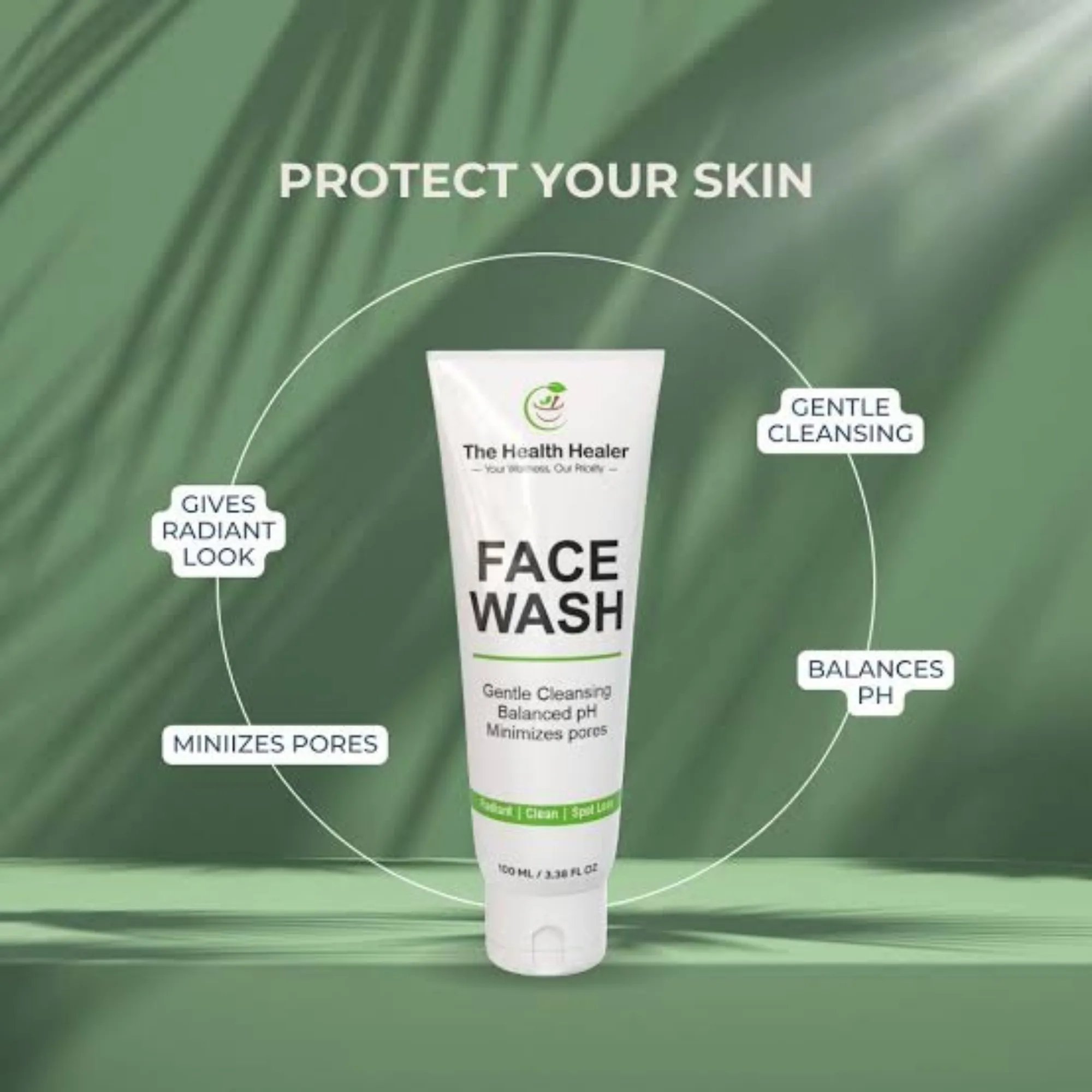 Brightening Glow Kit by The Health Healer | Face Wash, Scrub & Night Cream Set - Image 7